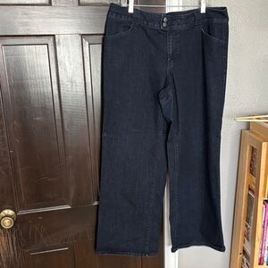 Lane Bryant Dark Blue Flare Jeans